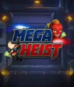 Enter the action-packed world of the Mega Heist game by Relax Gaming, highlighting comedic characters ready to execute a big score. This image portrays the excitement of the heist with its dynamic logo and an ominous vault backdrop. Great for fans of heist movies, offering a gripping gaming experience. 